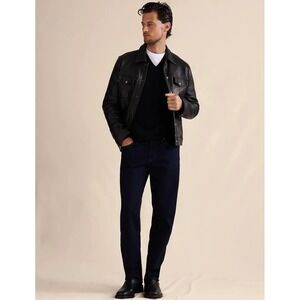 Banana Republic Traveler Men's Dark Wash Tapered Fit Jeans Size 33x30 New W/ Tag